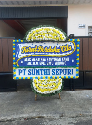 Papan Bunga Duka di Citaman