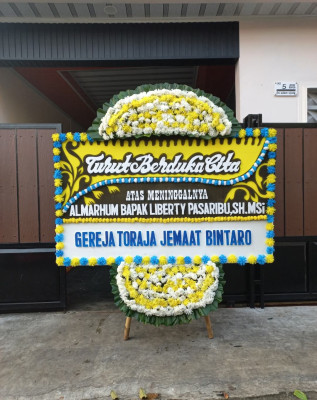 Papan Bunga Duka di Citaman